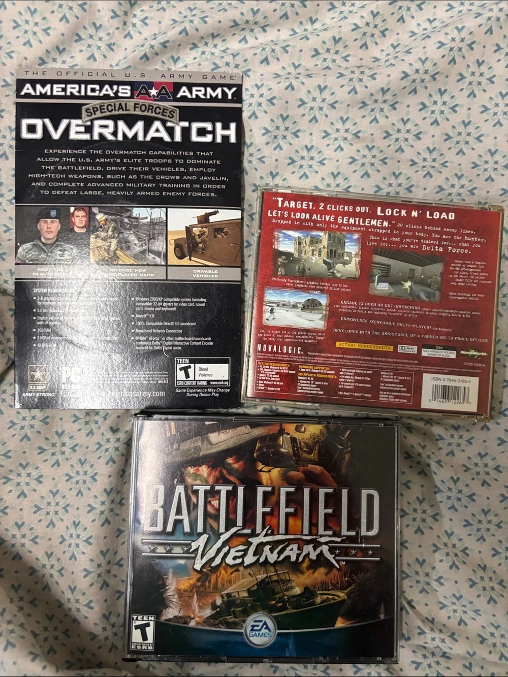 Battlefield Vietnam Delta force America's Army Overmatch Military Shooterlot pc